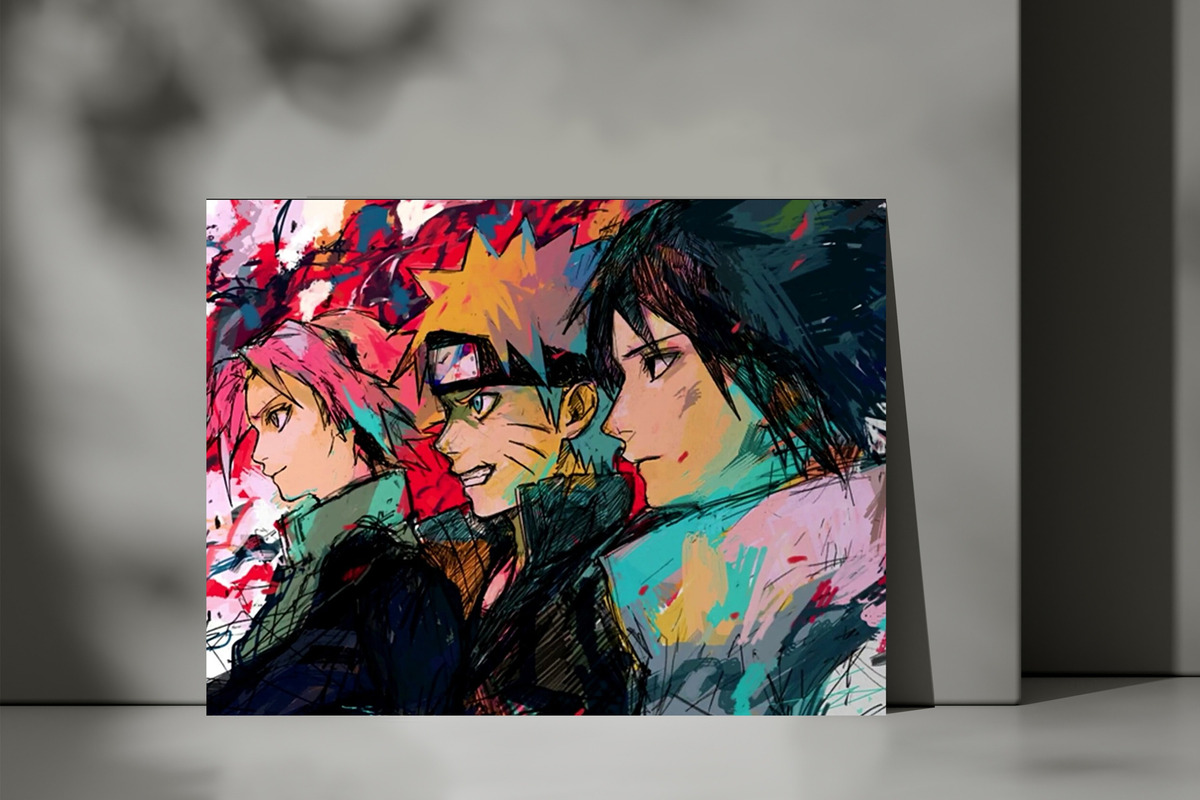 Cuadro Naruto Shippuden 39 70x100 Mdf Memoestampados - Imagen 3