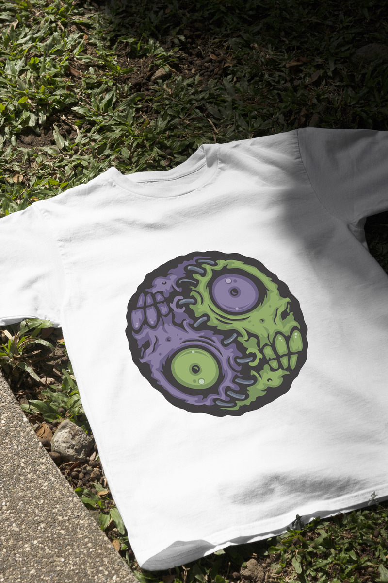 Remera: Zombie Ying Yang Memoestampados - Imagen 21