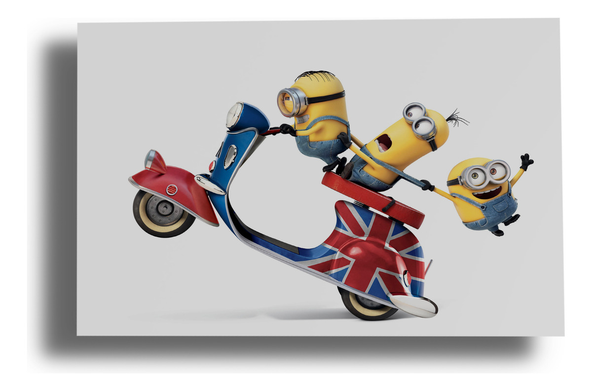 Cuadro Bob Kevin Minions 349 50x70 Lienzo Memoestampados