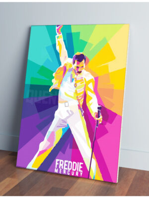 Cuadro Freddie Mercury 510 70x100 Mdf Memoestampados