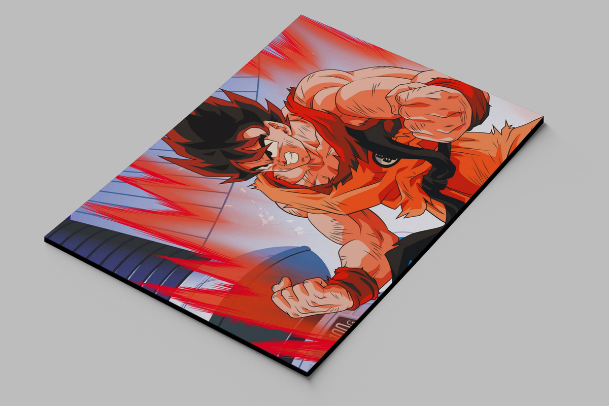 Cuadro Dragon Ball Z Goku364 40x53 Mdf Memoestampados - Imagen 2
