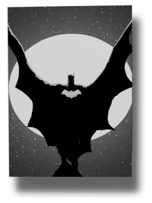 Cuadro Batman 514 40x53 Mdf Memoestampados