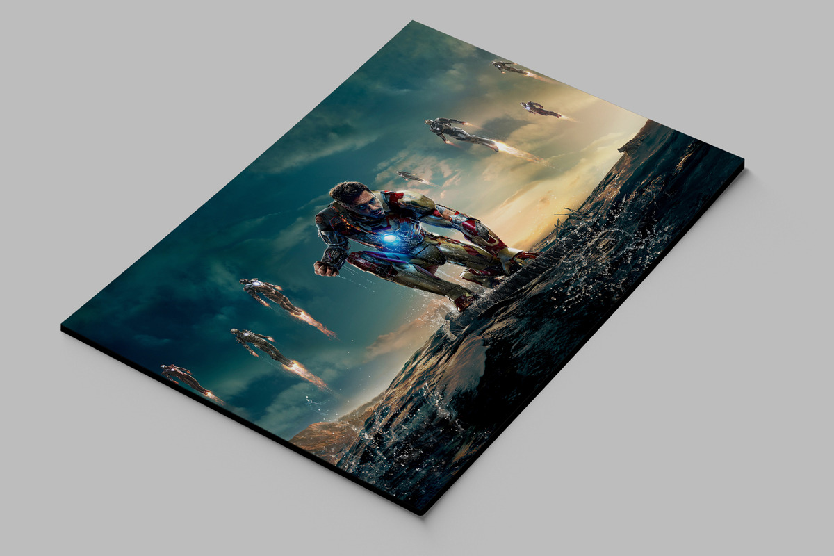 Cuadro Avengers Iron Man 335 50x70 Mdf Memoestampados - Imagen 2