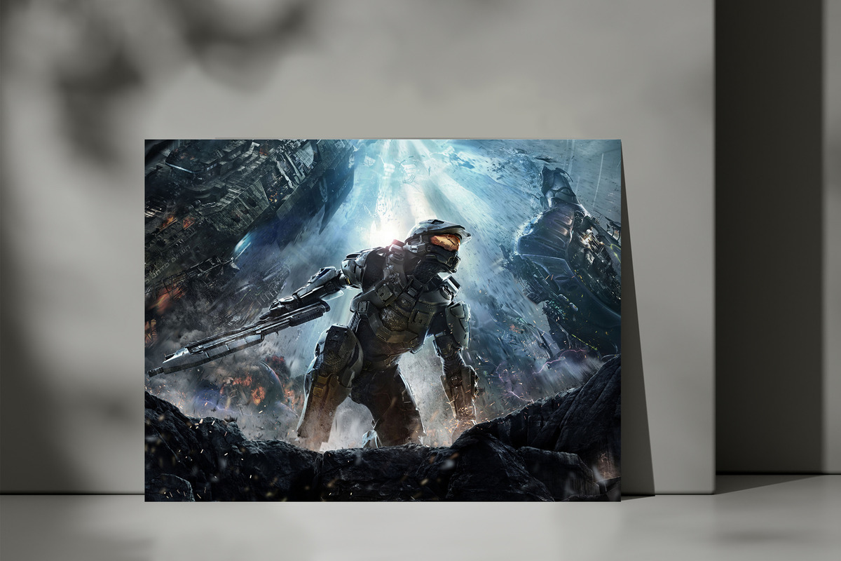 Cuadro Halo 374 50x70 Mdf Memoestampados - Imagen 3