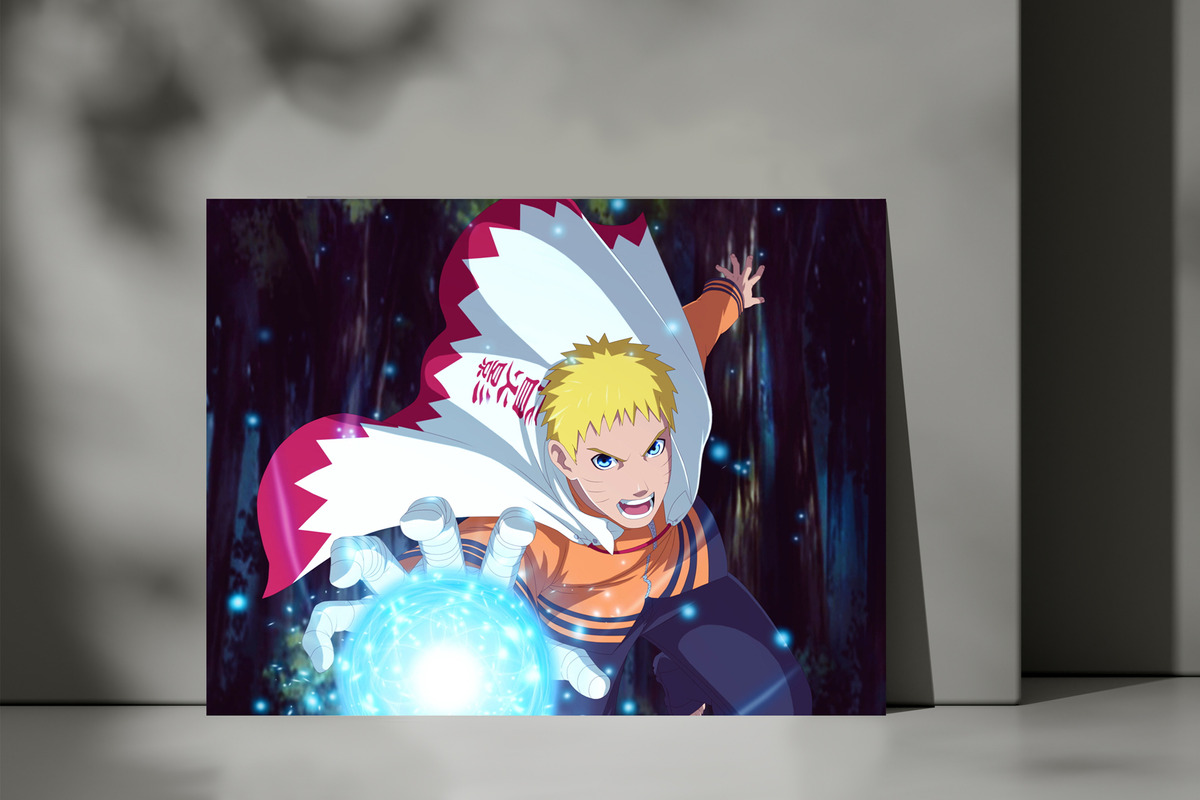 Cuadro Boruto, Hokage, Naruto 18 70x100 Mdf Memoestampados - Imagen 3