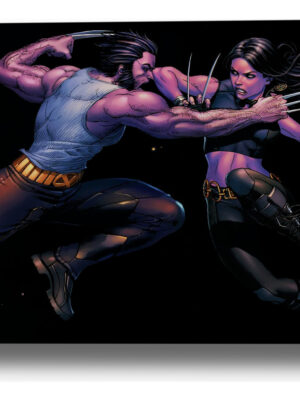 Cuadro Wolverine Marvel 352 30x40 Lienzo Memoestampados