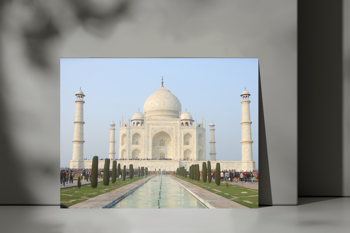 Cuadro Taj Mahal 70x100 Mdf Memoestampados - Imagen 3