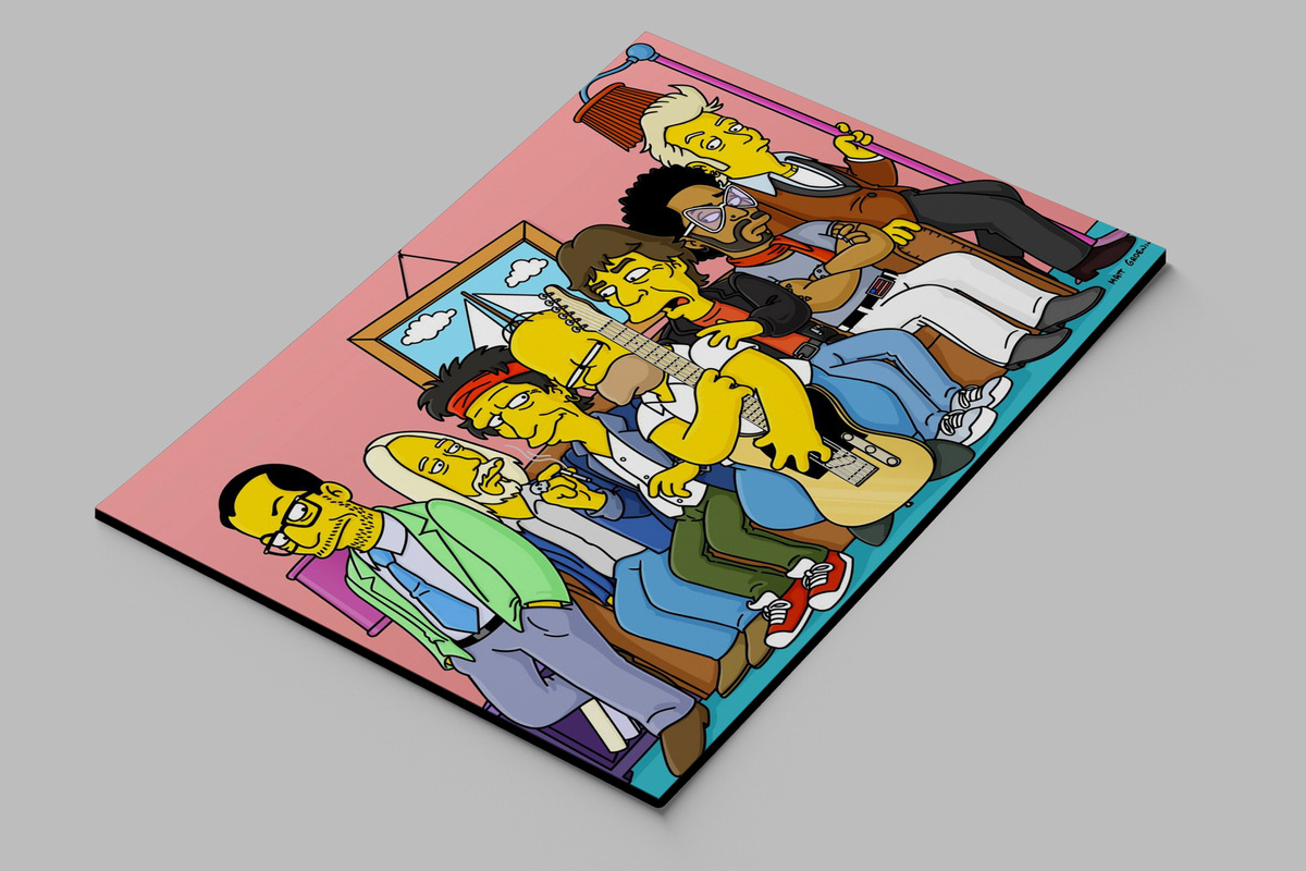 Cuadro Homero Simpson 487 70x100 Mdf Memoestampados - Imagen 2