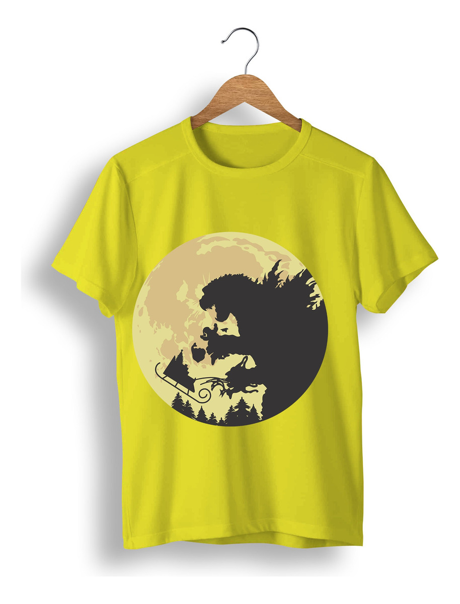 Remera: Godzilla Navidad Silueta Memoestampados - Imagen 12
