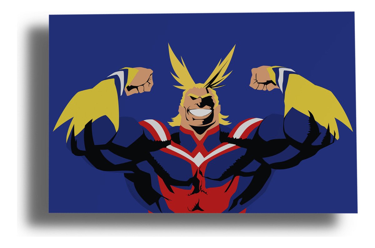 Cuadro 317 Hero Academia 70x100 Mdf Memoestampados
