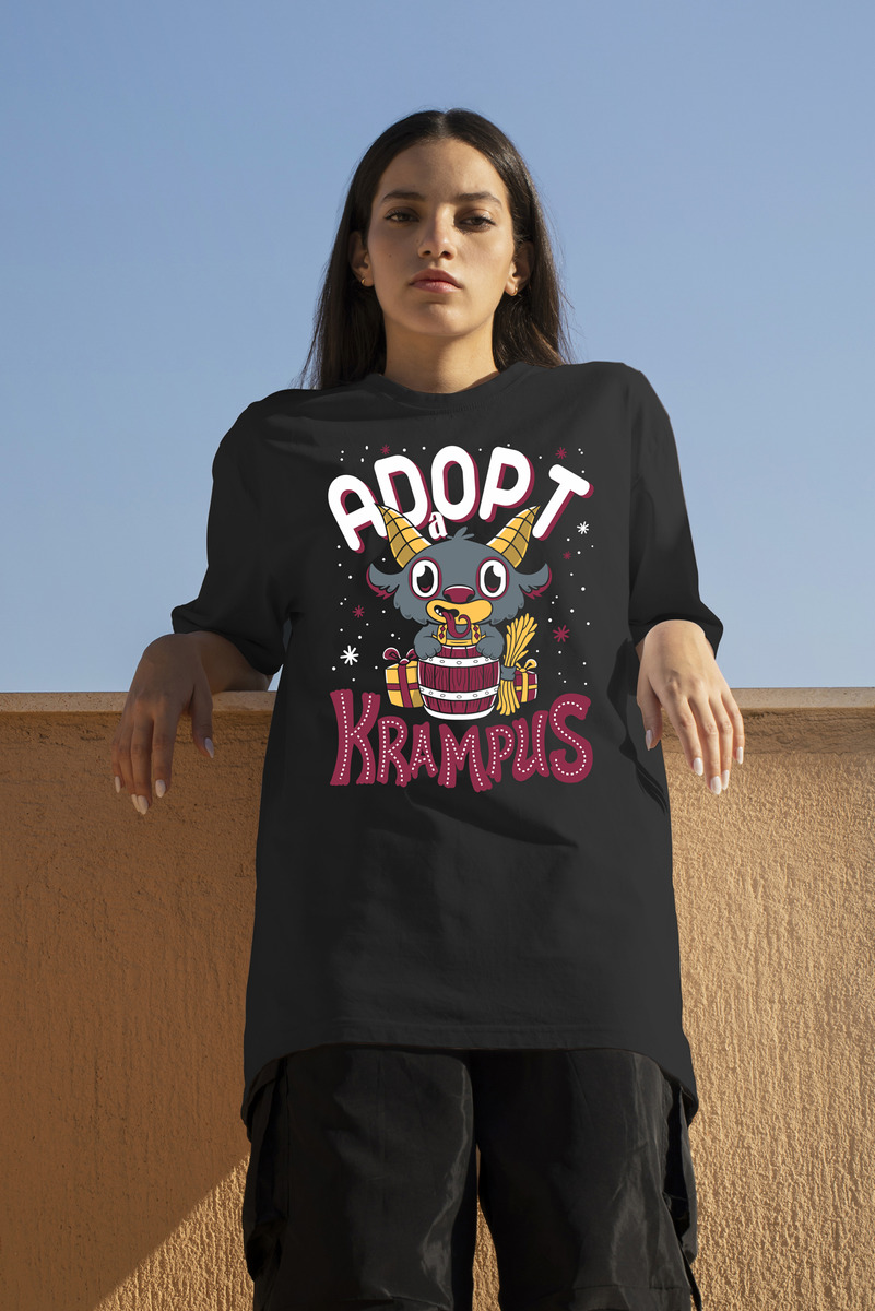 Remera: Adopt A Krampus Memoestampados - Imagen 2