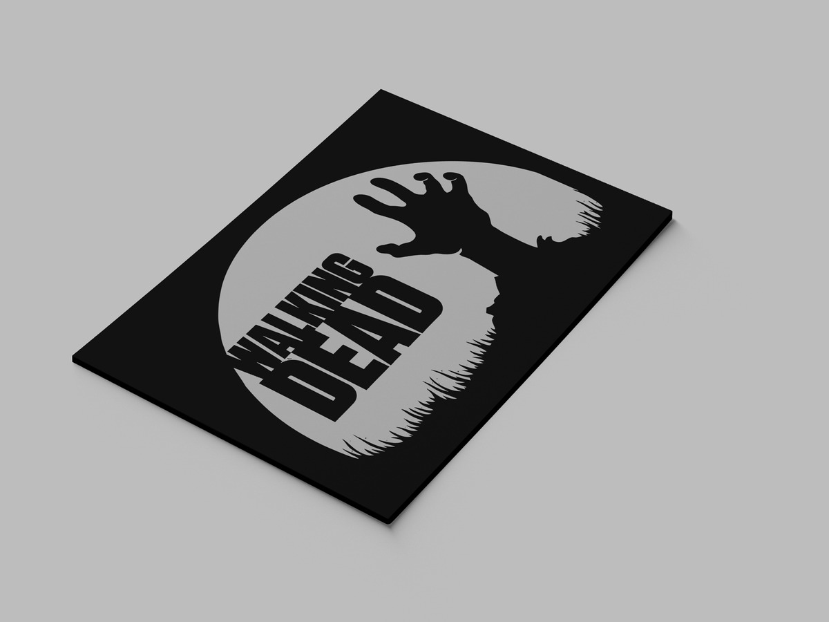 Cuadro The Walking Dead Logo Memo Estampados - Imagen 2