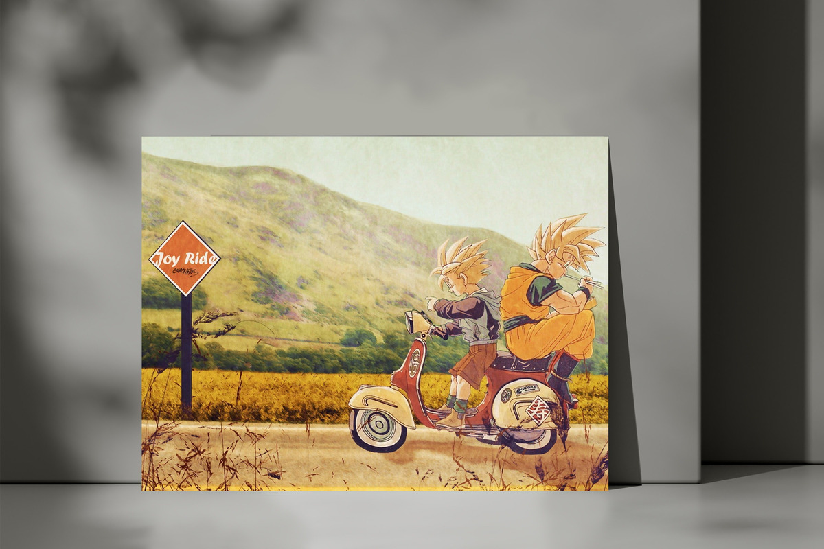 Cuadro Dragon Ball Z Super 127 30x40 Mdf Memoestampados - Imagen 3