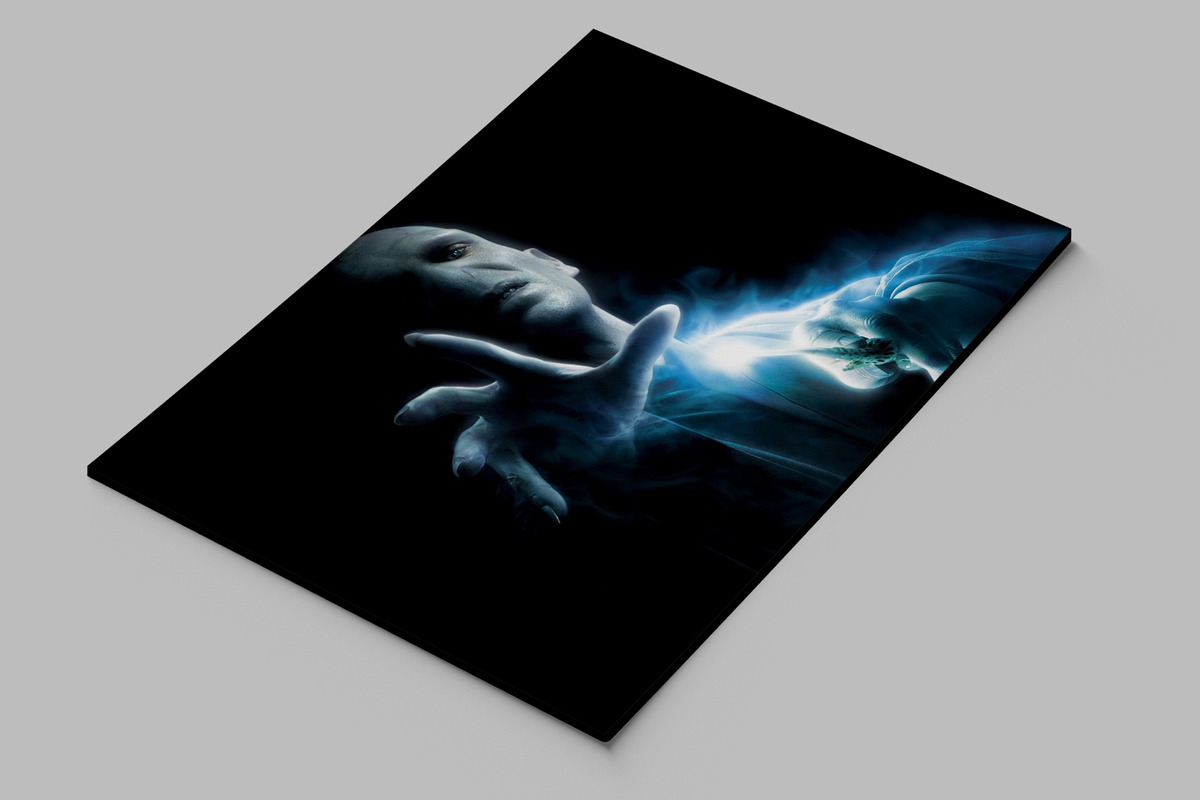 Cuadro Harry Potter Voldemort 24 50x70 Mdf Memoestampados - Imagen 2