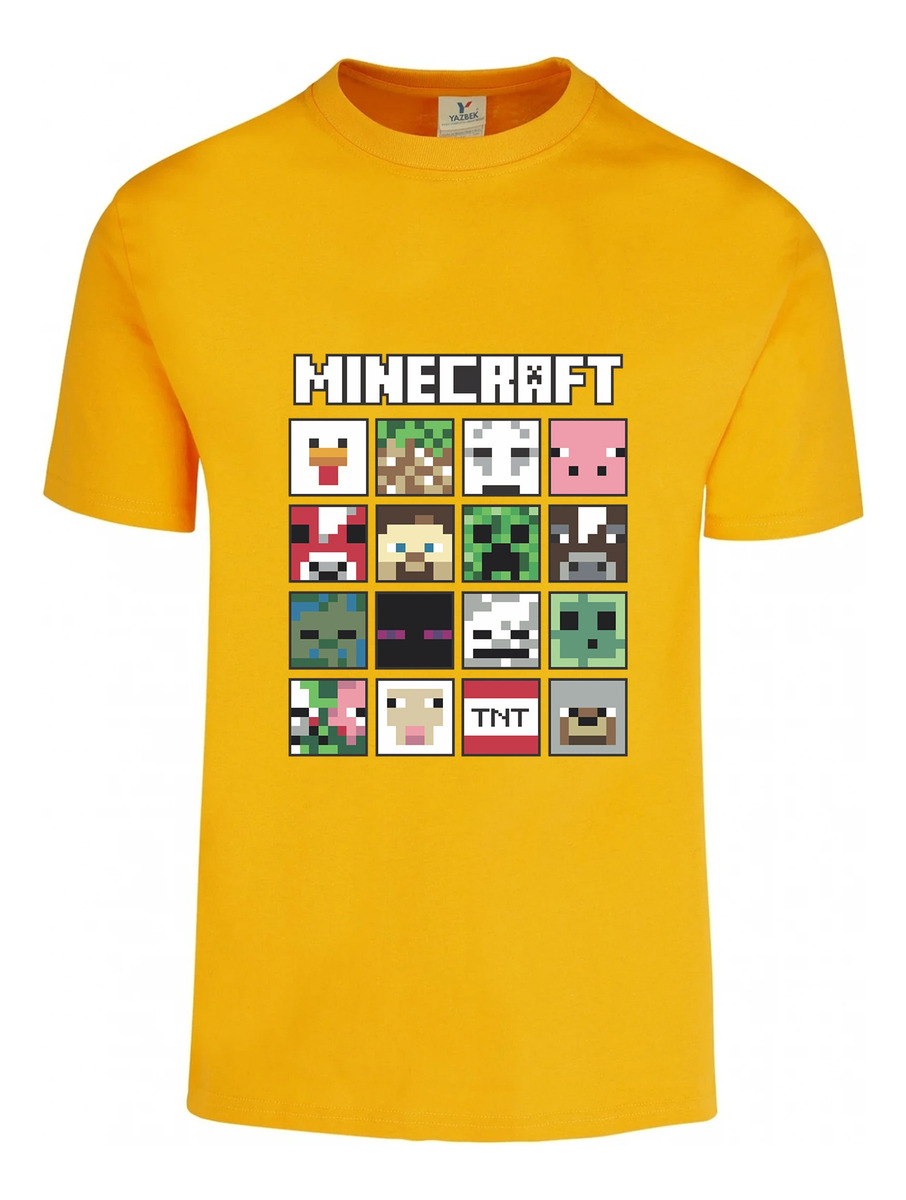 Remera: Minecraft Faces Memoestampados - Imagen 18