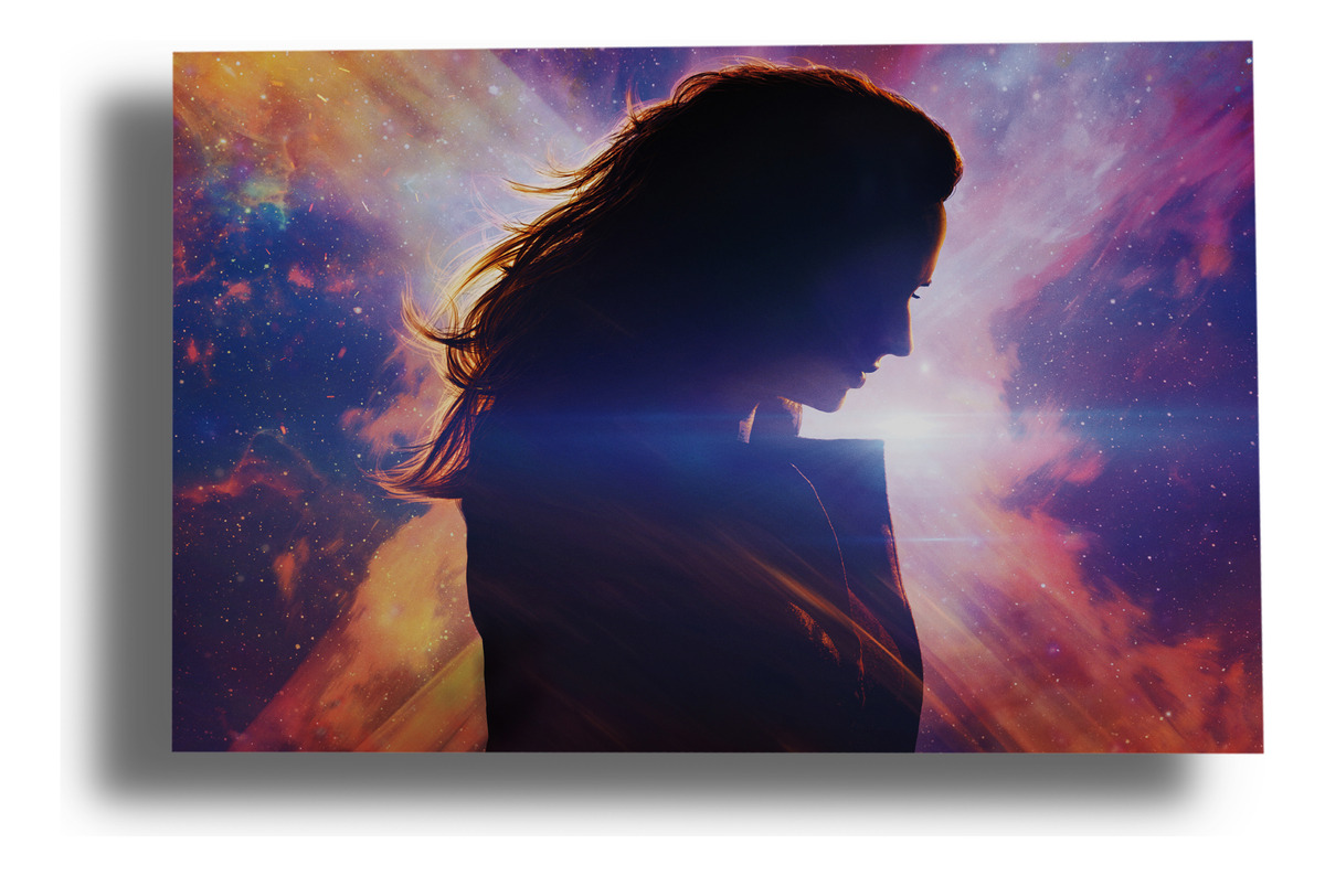 Cuadro Jean X Men Marvel 355 50x70 Mdf Memoestampados