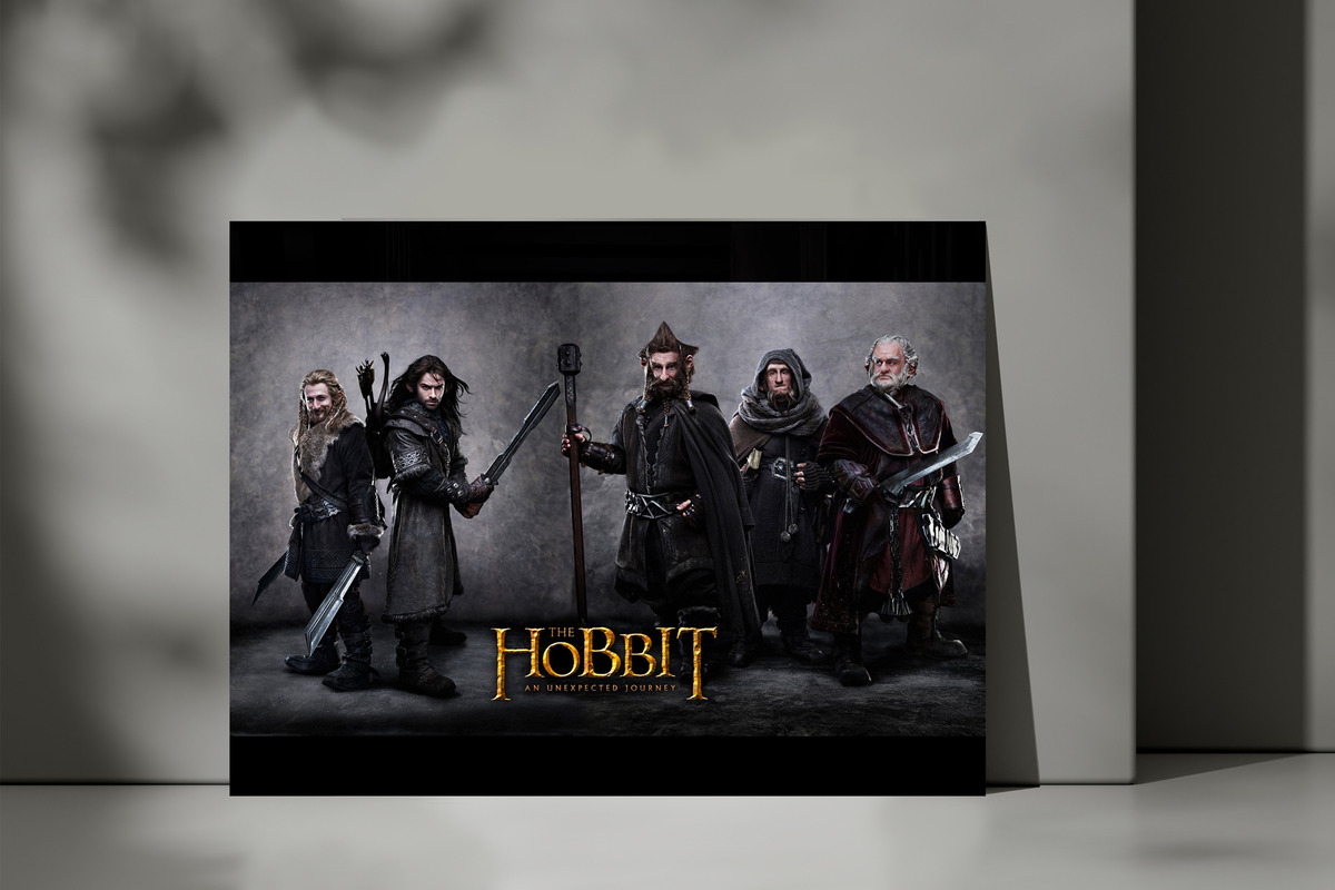 Cuadro El Hobbit 410 50x70 Mdf Memoestampados - Imagen 3