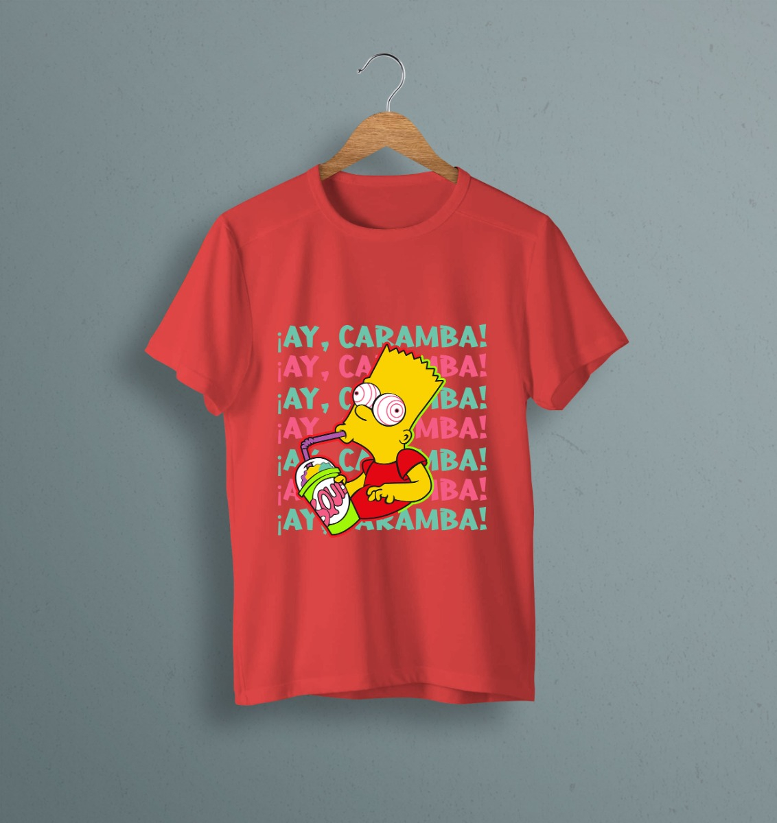Remera: Bart Ay Caramba Memoestampados - Imagen 11
