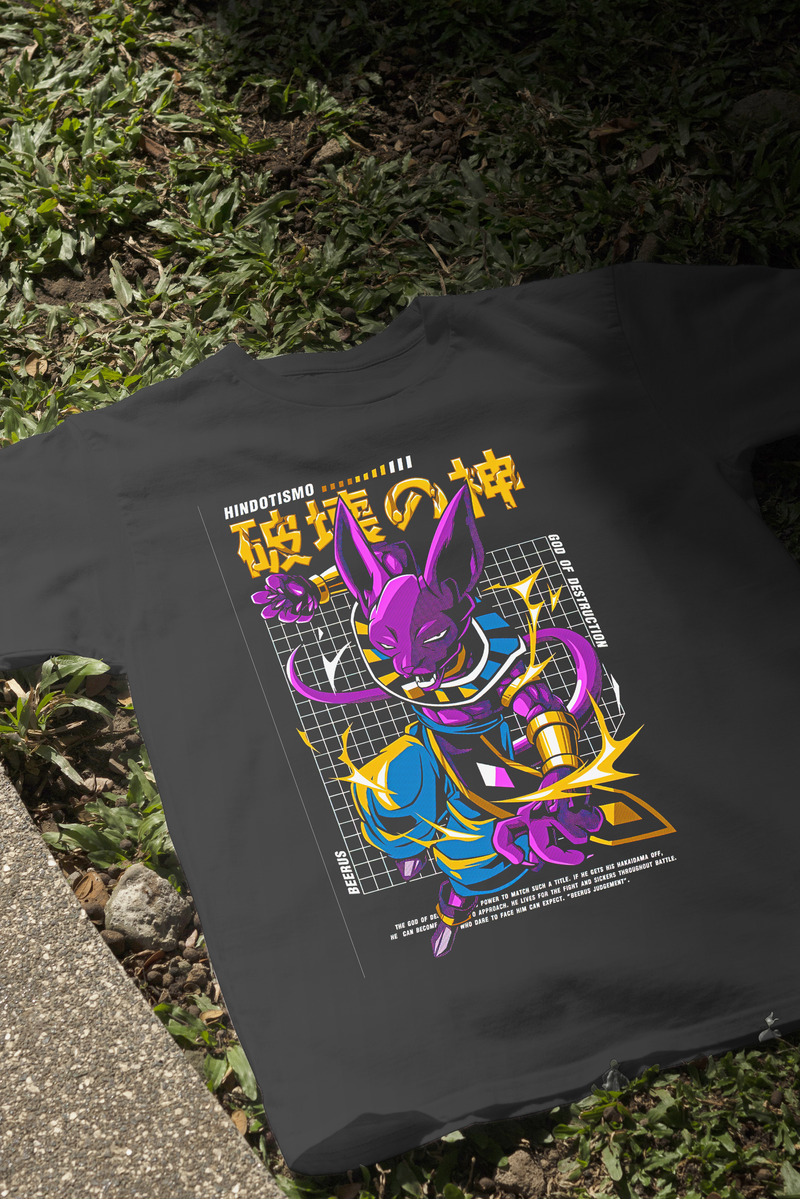 Remera: Beerus Hindotismo Memoestampados - Imagen 3
