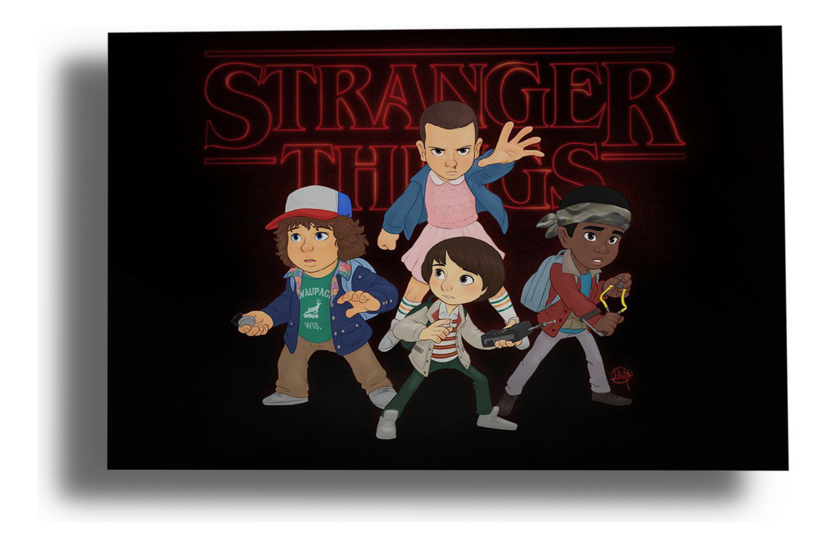 Cuadro Stranger Things 533 70x100 Mdf Memoestampados