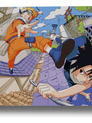 Cuadro Naruto Shippuuden Uchiha 40 70x100 Mdf Memoestampados