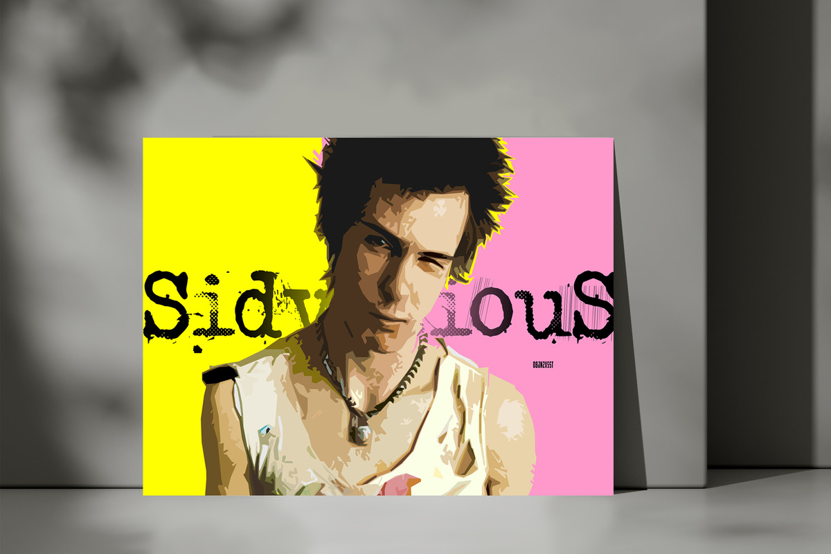 Cuadro Sex Pistols 431 50x70 Lienzo Memoestampados - Imagen 3