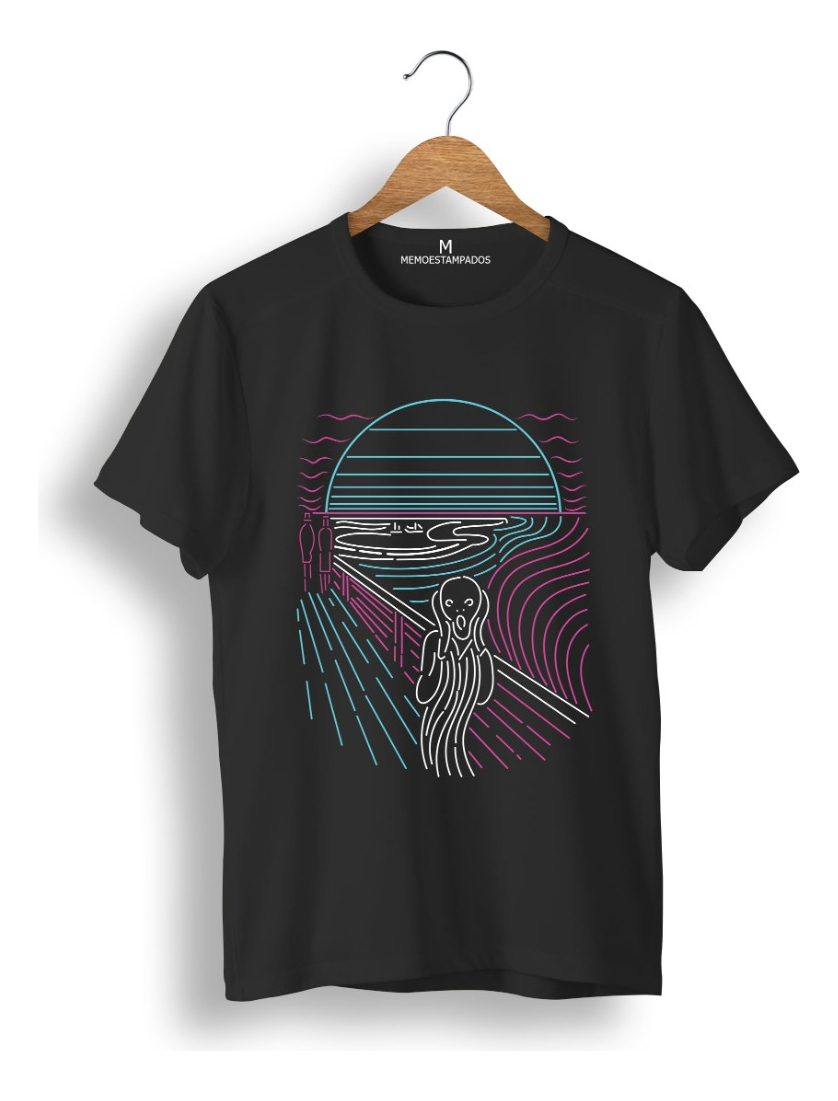 Remera: El Grito Neon Memoestampados - Imagen 5