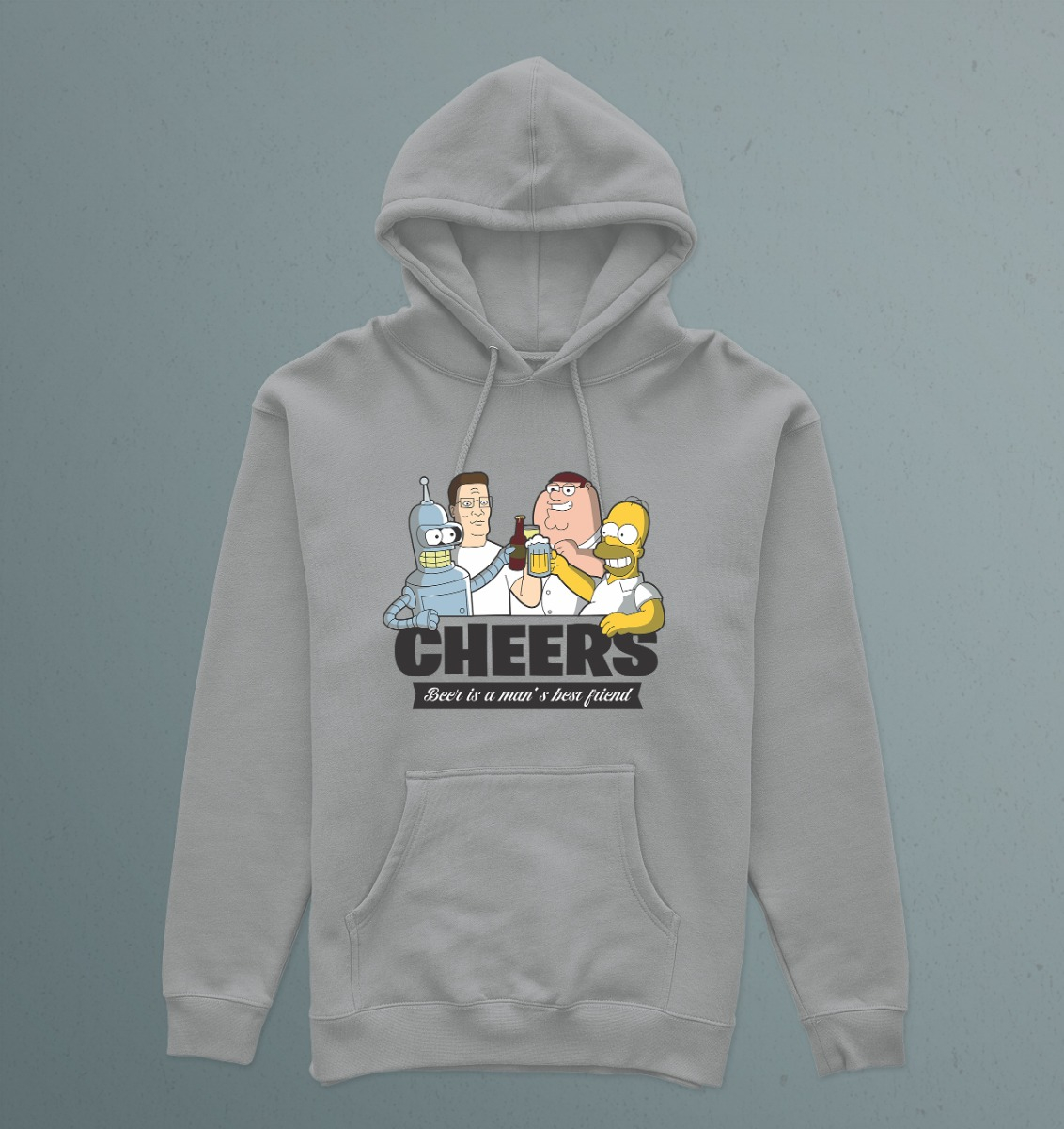 Canguro Cheers Beer Is A Man´s Best Friend Memoestampados - Imagen 5