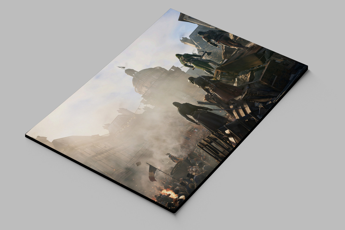 Cuadro 332 Assassin's Creed Unity 70x100 Mdf Memoestampados - Imagen 2