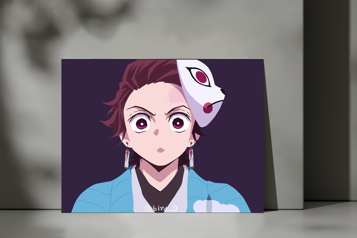 Cuadro Kimetsu No Yaiba 589 50x70 Mdf Memoestampados - Imagen 3