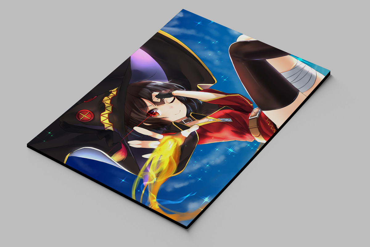 Cuadro Konosuba 162 50x70 Mdf Memoestampados - Imagen 2