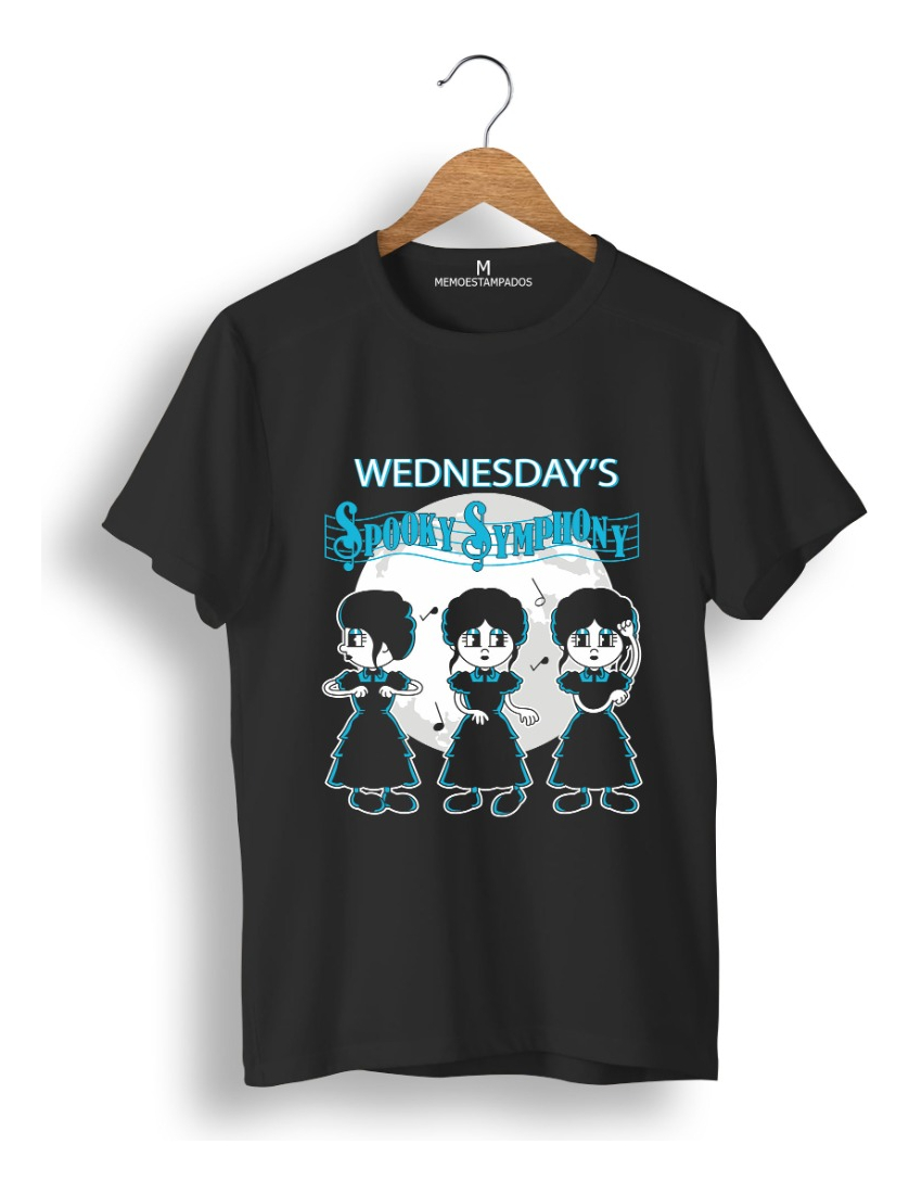 Remera: Wednesday_s Spooky Symphony Memoestampados - Imagen 5