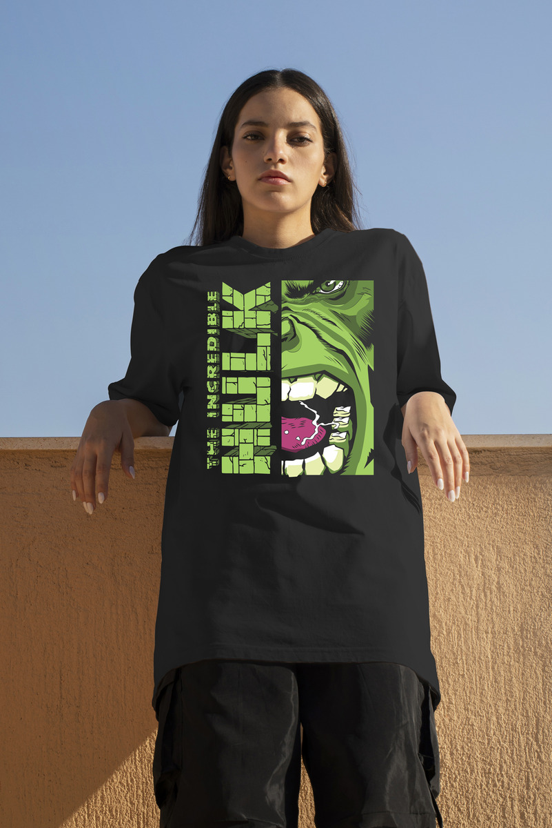 Remera: The Incredible Hulk Memoestampados - Imagen 3