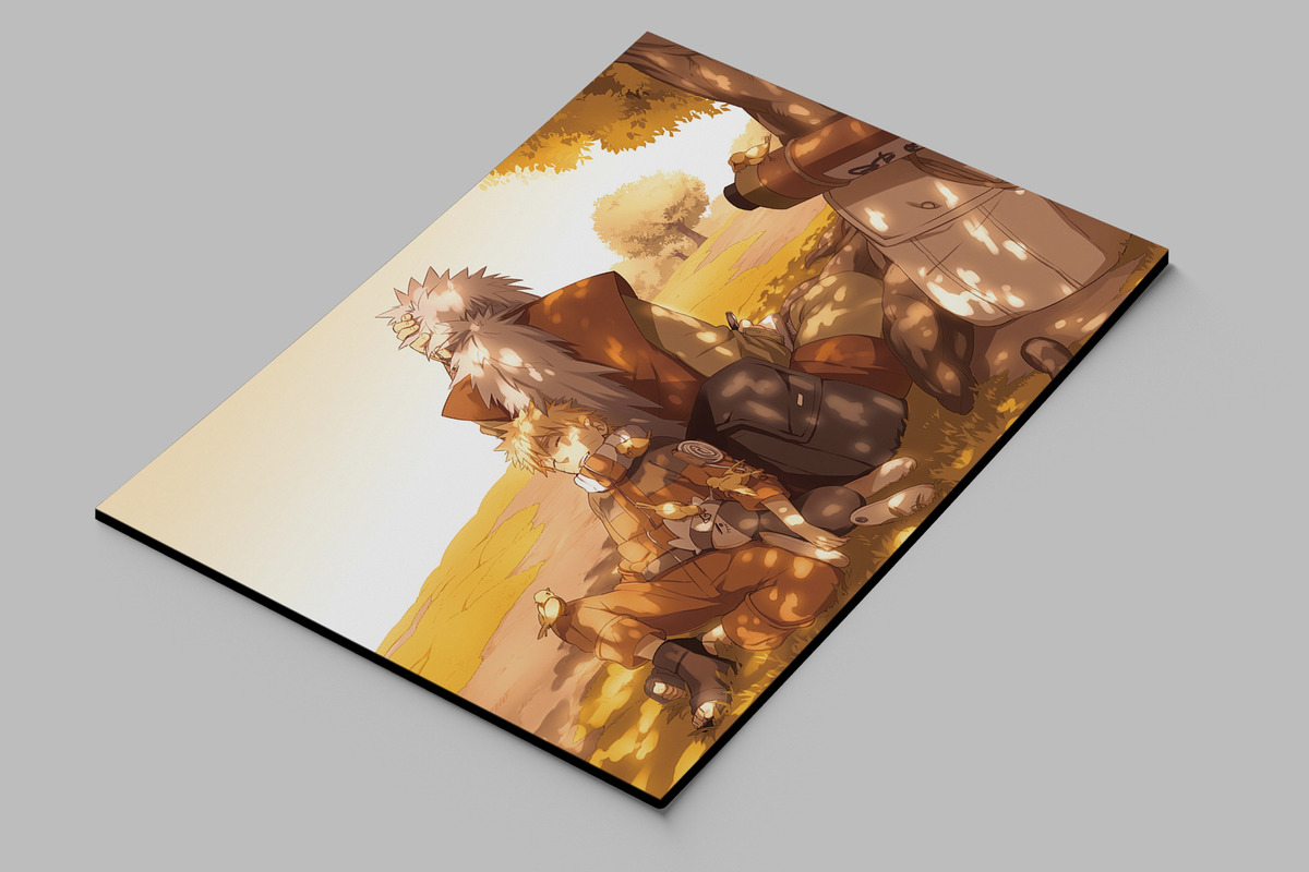 Cuadro Naruto, Jiraiya, Uzumaki 14 70x100 Mdf Memoestampados - Imagen 2