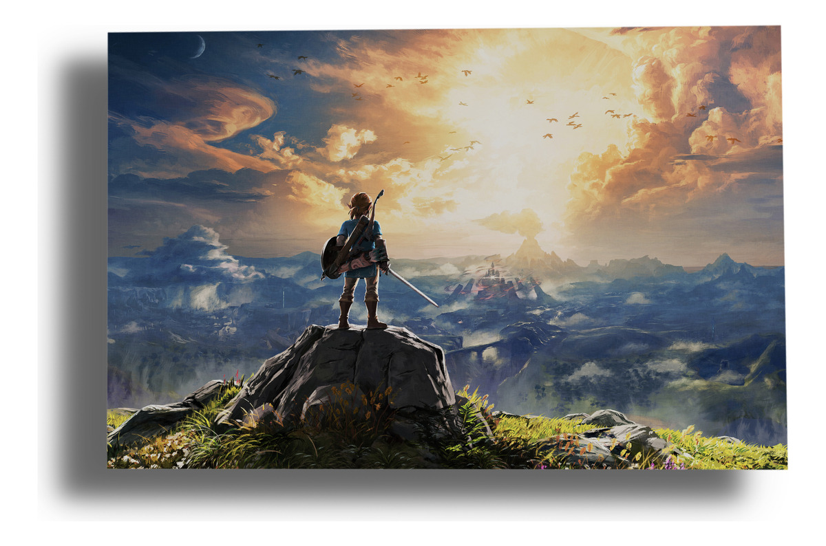 Cuadro 290 Zelda 70x100 Mdf Memoestampados