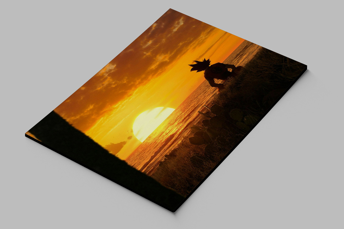 Cuadro Dbz Dragon Ball Goku 113 70x100 Mdf Memoestampados - Imagen 2