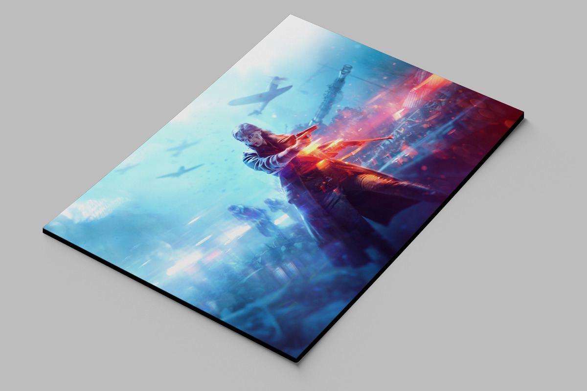 Cuadro Battlefield V 441 70x100 Mdf Memoestampados - Imagen 2