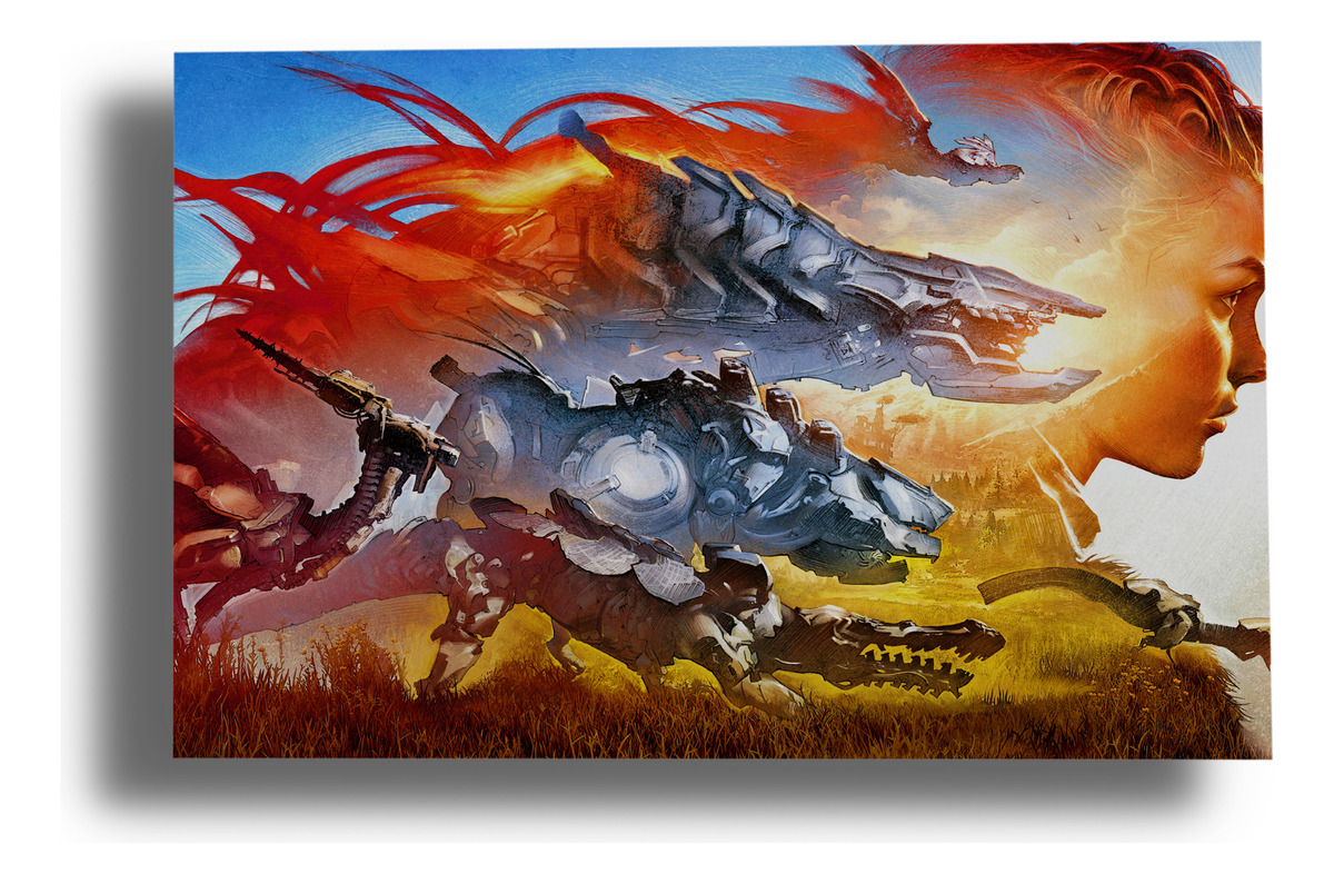 Cuadro 310 Horizon Zero Dawn 70x100 Mdf Memoestampados