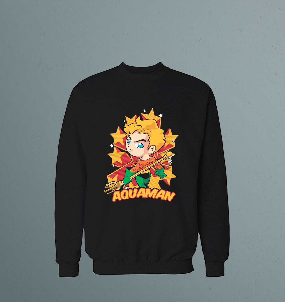 Buzo Aquaman Chibi Memoestampados - Imagen 2