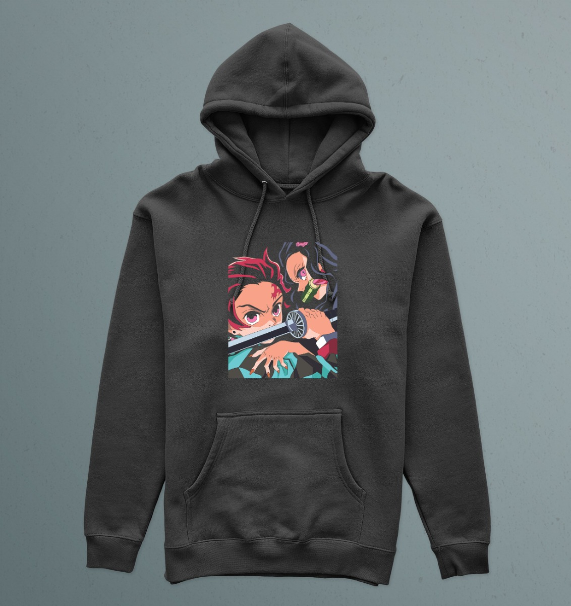 Canguro Nezuco Y Tanjiro Kamado Memoestampados - Imagen 3