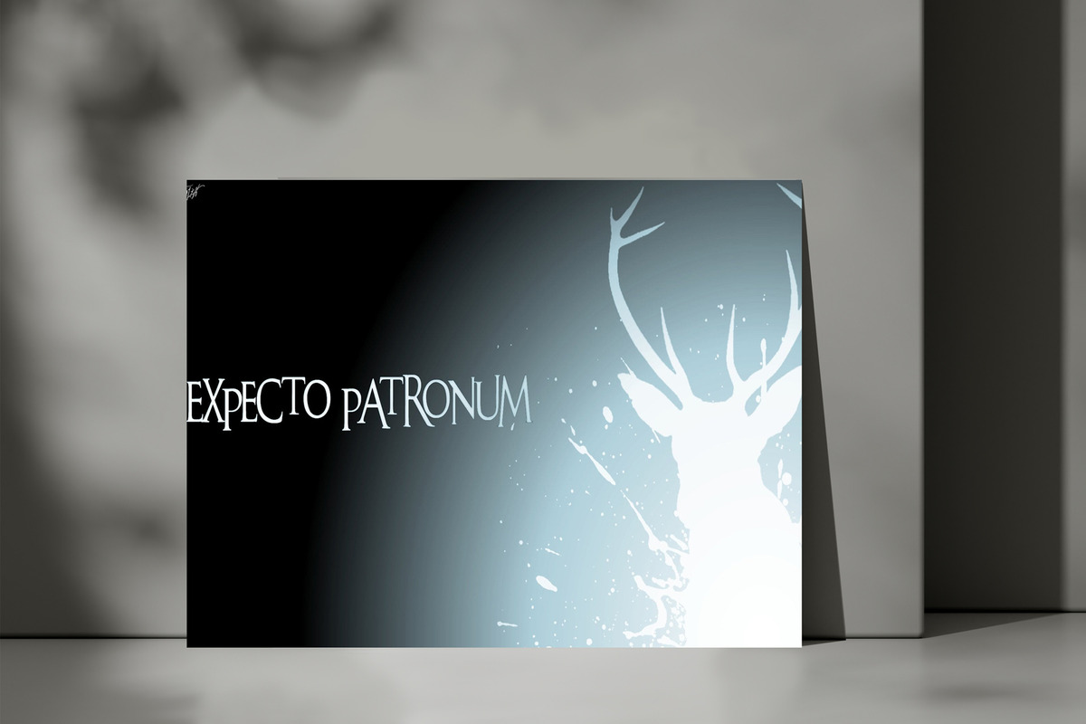 Cuadro Harry Potter Expectro 28 40x53 Mdf Memoestampados - Imagen 3