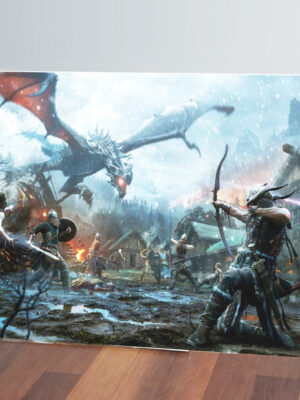 Cuadro The Elder Scrolls Legend 40x53 Mdf Memoestampados