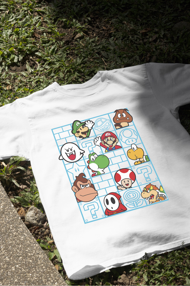 Remera: Mario Bros Friends Memoestampados - Imagen 34