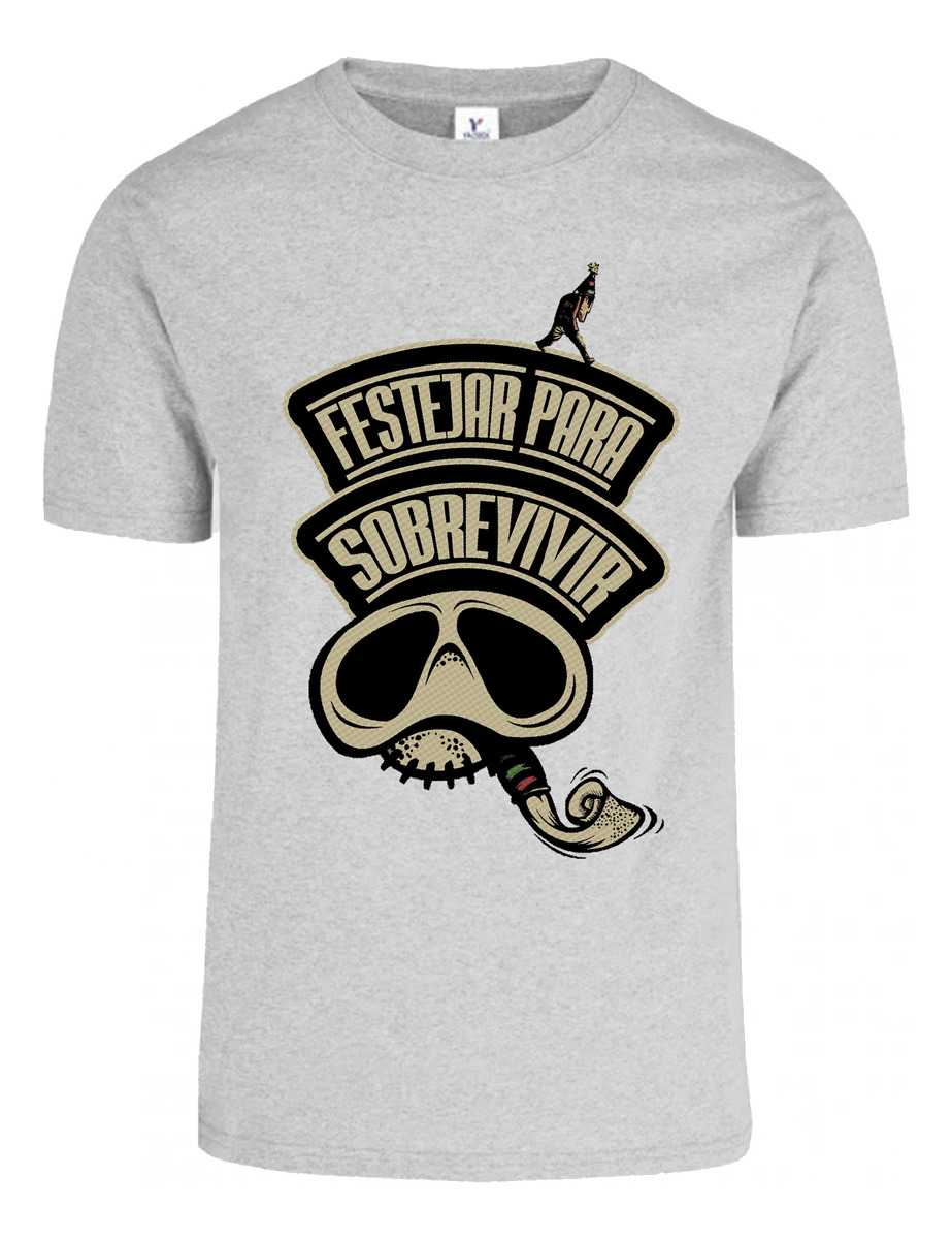 Remera La Vela Festejar Para Sobrevivir Memoestampados - Imagen 6