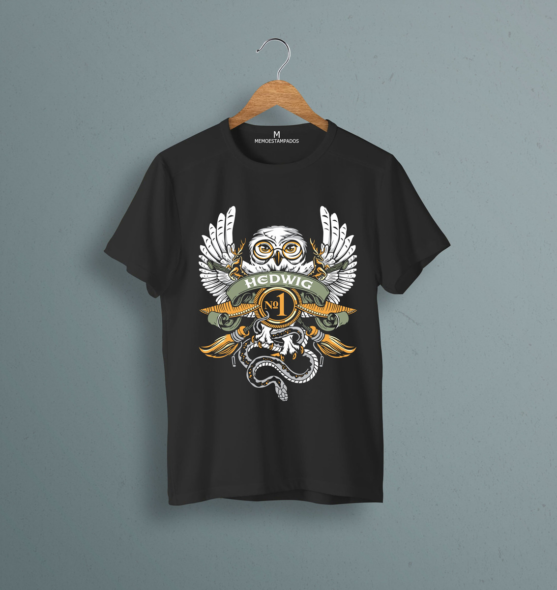 Remera: Hedwing Lechuza Harry Potter Memoestampados - Imagen 4