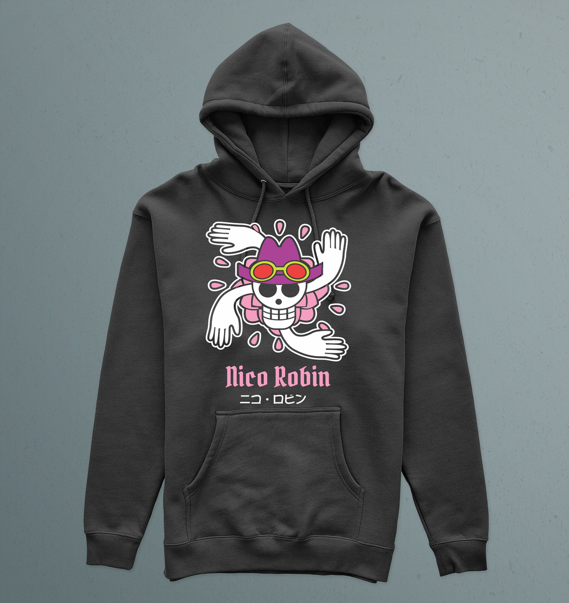 Canguro Nico Robin Flag One Piece Memoestampados - Imagen 5