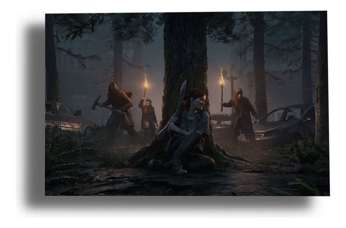 Cuadro 237 The Last Of Us Parte 2 40x53 Mdf Memoestampados