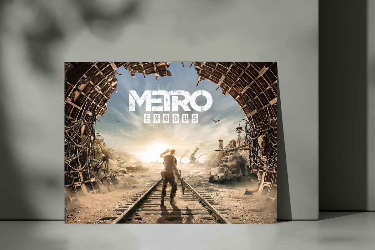 Cuadro Metro Exodus 392 70x100 Mdf Memoestampados - Imagen 3