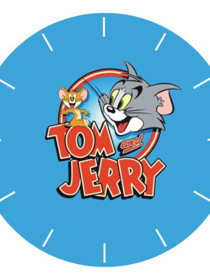 Reloj Mdf 3mm 40 Cm Diametro Tom And Jerry 59 Personalizados