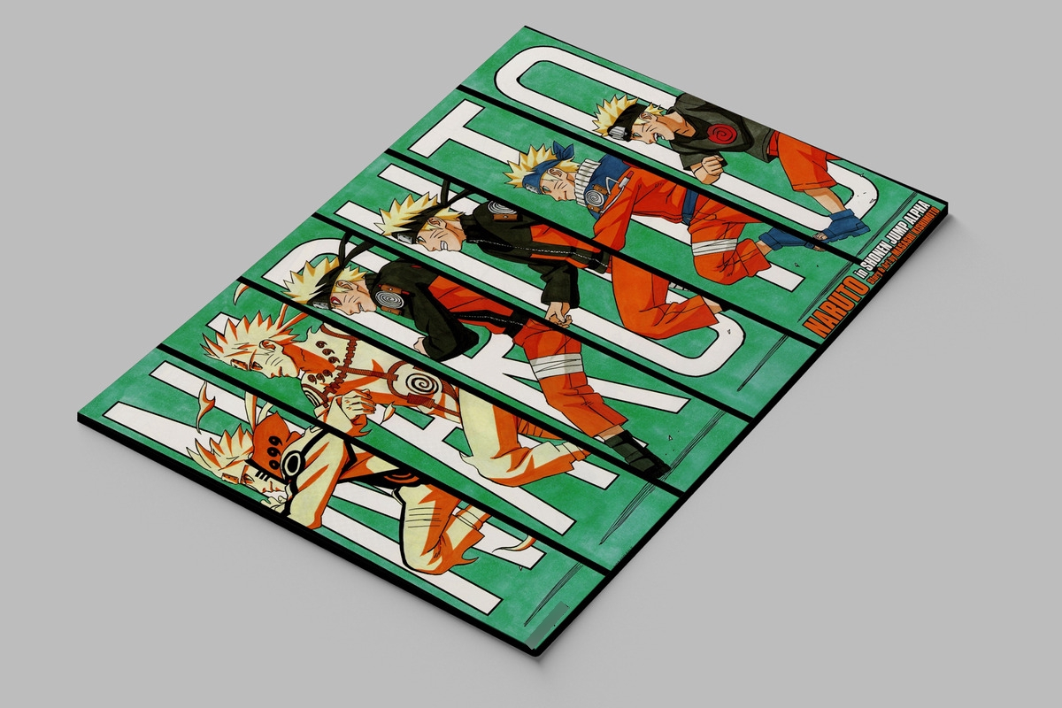 Cuadro Naruto Shippuude Uzumaki 37 50x70 Mdf Memoestampados - Imagen 2